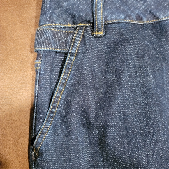 Lands' End Classic Blue Denim Pencil Skirt - Picture 5 of 8